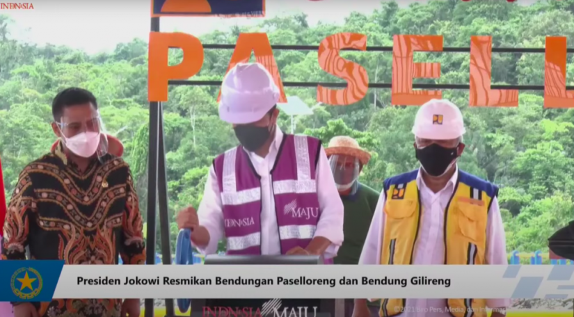 Presiden Jokowi Resmikan Bendungan Senilai Rp771 M yang Berkapasitas 138 Juta Meter Kubik di Wajo